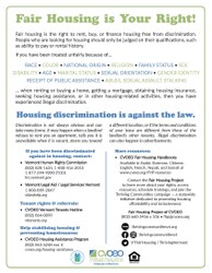 Fair Housing Is Your Right!